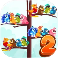 Bird Sort 2 Color Puzzle Game